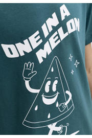 thumbnail: JACK & JONES JUNIOR T-shirt donkergroen