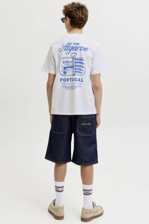 T-shirt met backprint wit