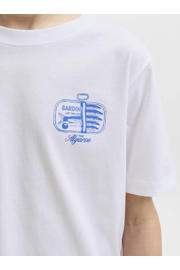 thumbnail: JACK & JONES JUNIOR T-shirt met backprint wit