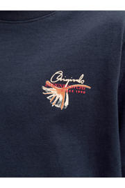 thumbnail: JACK & JONES JUNIOR T-shirt met backprint donkerblauw