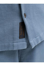 thumbnail: JACK & JONES JUNIOR korte broek + overhemd met textuur blauw