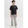 JACK & JONES JUNIOR T-shirt met backprint zwart
