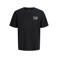 JACK & JONES JUNIOR T-shirt met backprint zwart