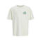 JACK & JONES JUNIOR T-shirt met backprint wit