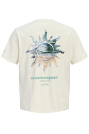 thumbnail: JACK & JONES JUNIOR T-shirt met backprint ecru