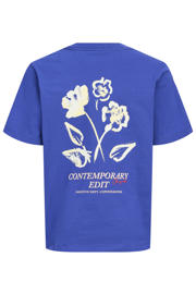 thumbnail: JACK & JONES JUNIOR T-shirt met backprint blauw