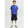 JACK & JONES JUNIOR T-shirt met backprint blauw