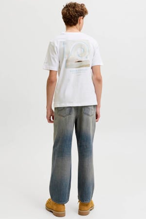 T-shirt met backprint wit