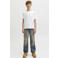JACK & JONES JUNIOR T-shirt met backprint wit