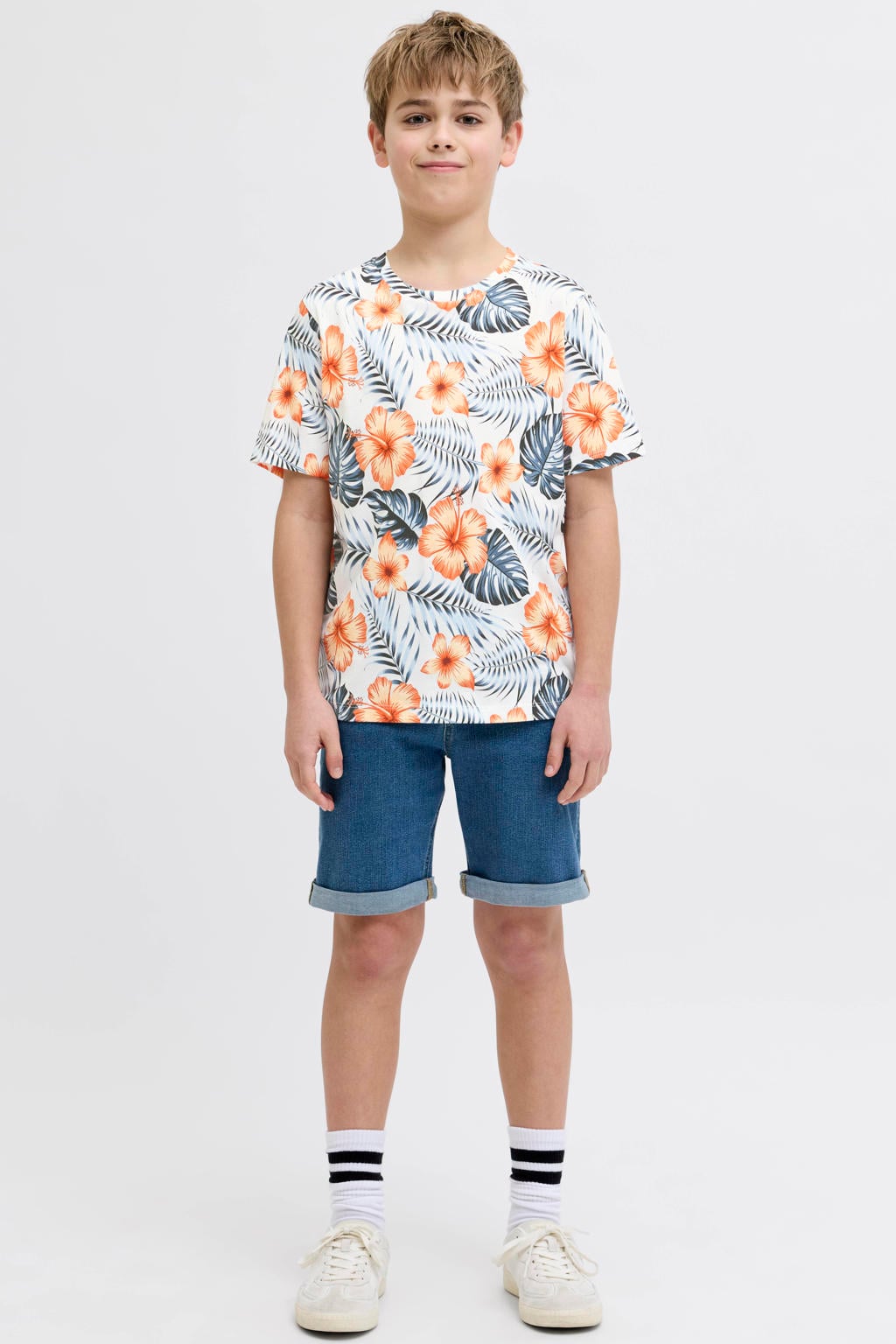 JJ REBEL JUNIOR T-shirt blauw