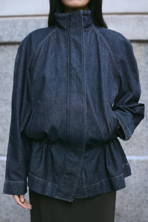 spijkerjas dark blue denim