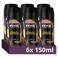 Axe Fine Fragrance Collection Peach Infusion premium deodorant bodyspray - 6 x 150 ml