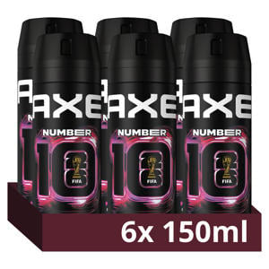Number 10 FIFA Limited Edition deodorant bodyspray - 6 x 150 ml