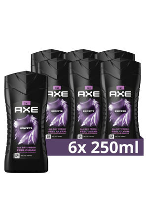 Excite 3-in-1 douchegel - 6 x 250 ml