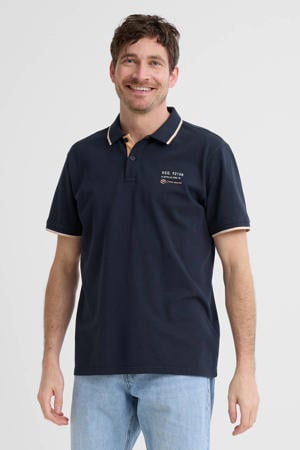 regular polo donkerblauw