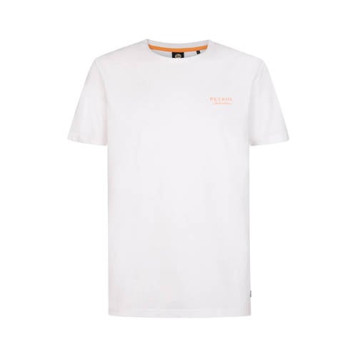 Petrol Industries regular T-shirt met backprint wit afbeelding