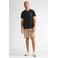 Petrol Industries regular T-shirt met backprint zwart