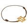 JOSH V armband goudkleurig/bruin