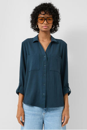 blouse donkerblauw
