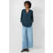 QS blouse donkerblauw
