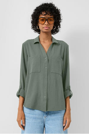 blouse donkergroen