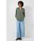 QS blouse donkergroen