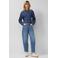 s.Oliver high waist barrel jeans blauw