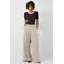 QS wide leg high waist palazzo broek beige