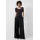 QS wide leg high waist palazzo broek zwart