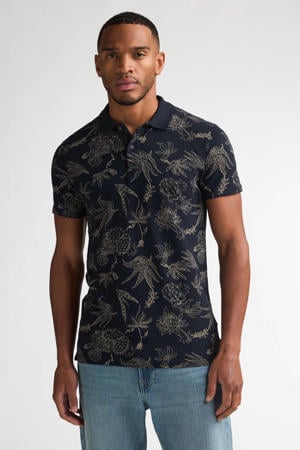 regular polo donkerblauw