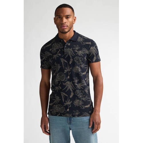Petrol Industries regular polo donkerblauw afbeelding
