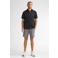 Petrol Industries regular chino short met linnen donkerblauw