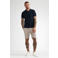 Petrol Industries regular chino short met linnen beige