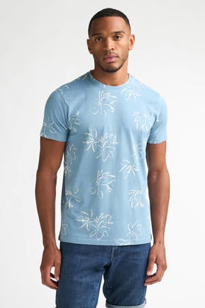 regular T-shirt blauw