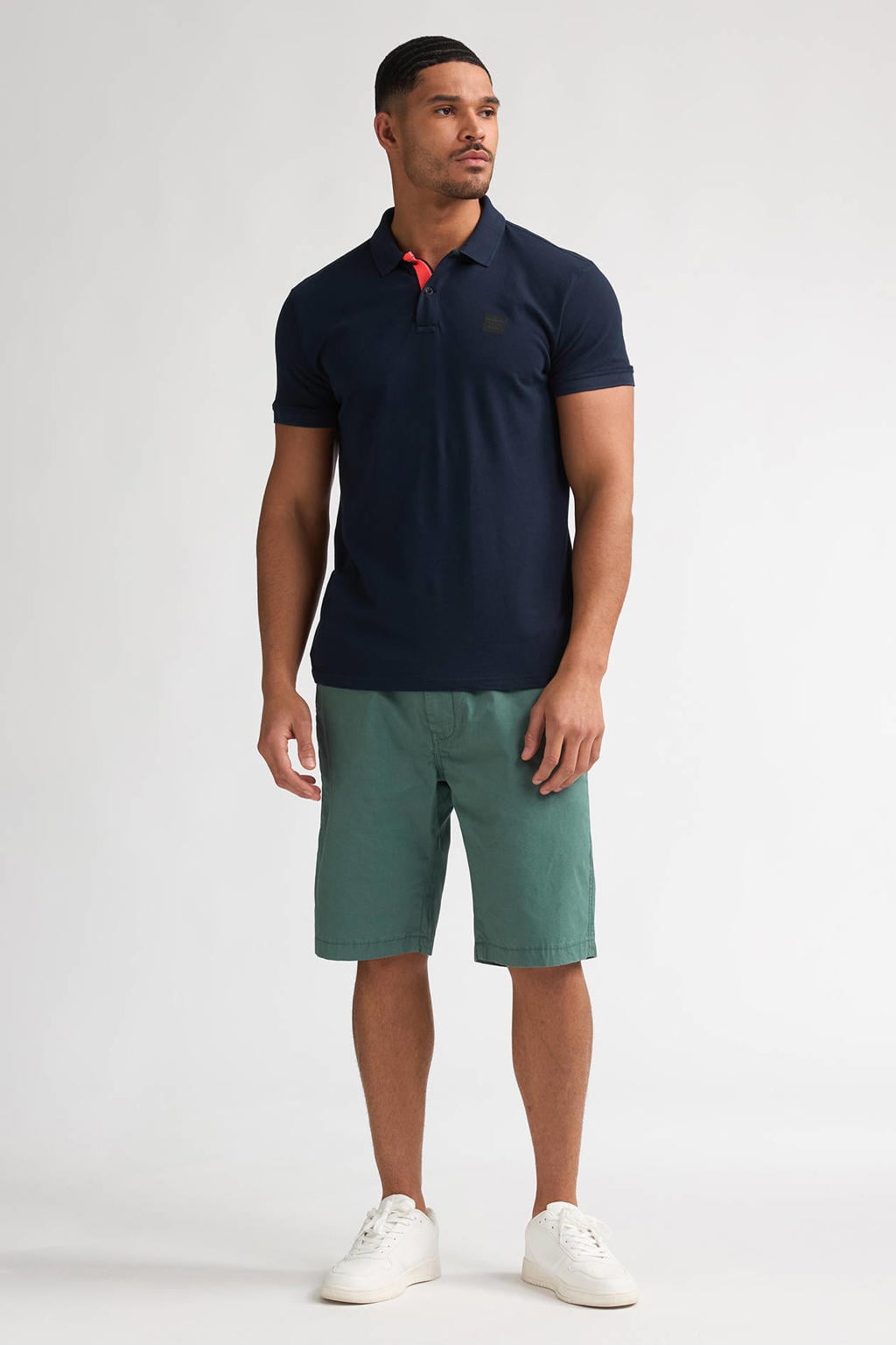 Petrol Industries regular chino short groen