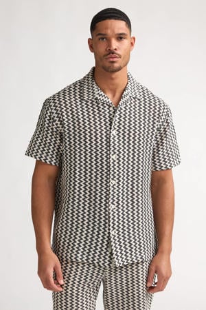 relaxed casual overhemd ecru