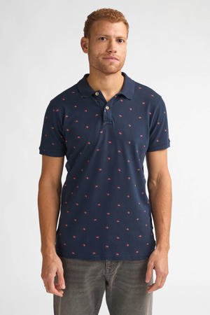 regular polo donkerblauw