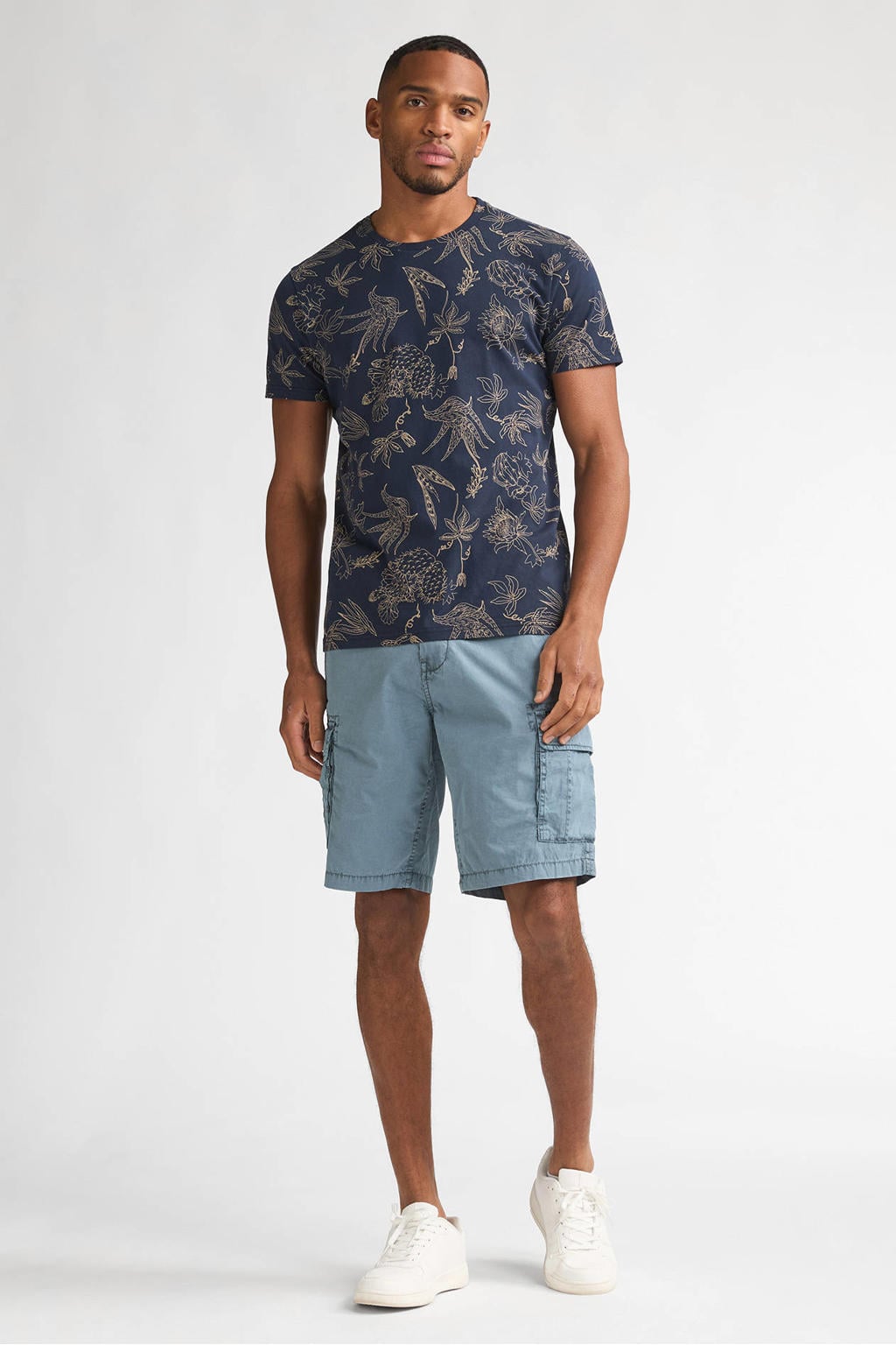 Petrol Industries regular cargo short blauw