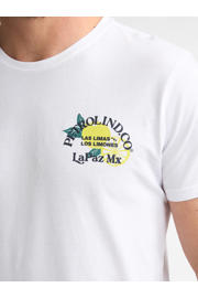 thumbnail: Petrol Industries regular T-shirt met backprint wit