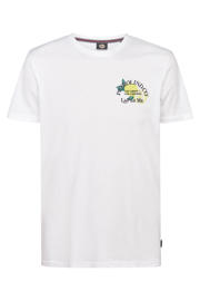 thumbnail: Petrol Industries regular T-shirt met backprint wit