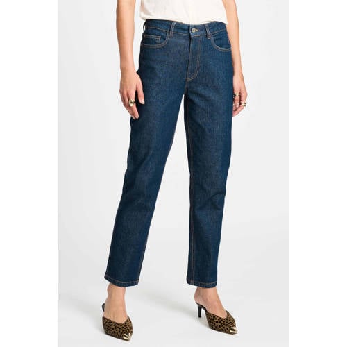 POM Amsterdam tapered jeans dark blue denim afbeelding