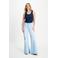 POM Amsterdam high waist flared jeans light blue denim