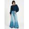 POM Amsterdam flared jeans medium blue denim