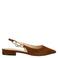 Manfield suède slingback loafers bruin