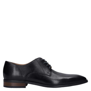 leren veterschoenen zwart