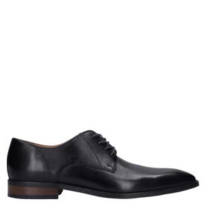 leren veterschoenen zwart