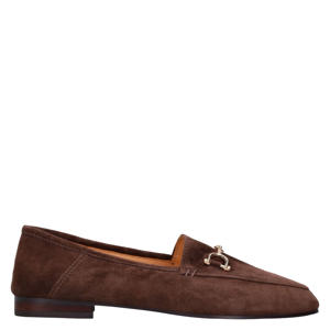 suède loafers bruin