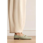 thumbnail: Manfield suède loafers groen