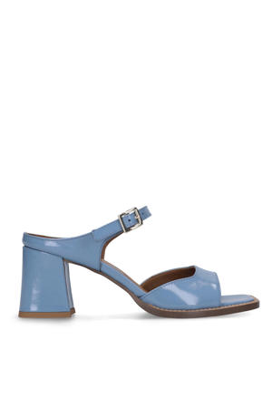 lakleren muiltjes blauw