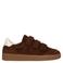 Manfield suède sneakers bruin